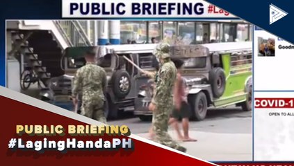 Télécharger la video: #LagingHanda | PNP, mahigpit ang pagbabantay ng health and safety protocol sa mga high-risk area