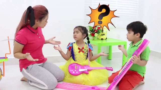 Suri Pretend Play Guitar Piano and Drums Music Toys for Kids