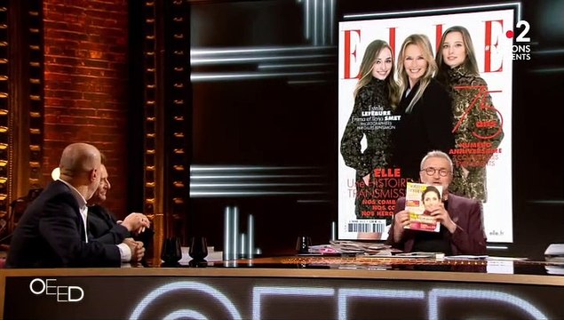 David Hallyday se confie au sujet de son fils Cameron, âgé de 16 ans, qui chante sur son dernier album Imagine un monde , dans l'émission On est presque en direct sur France 2.