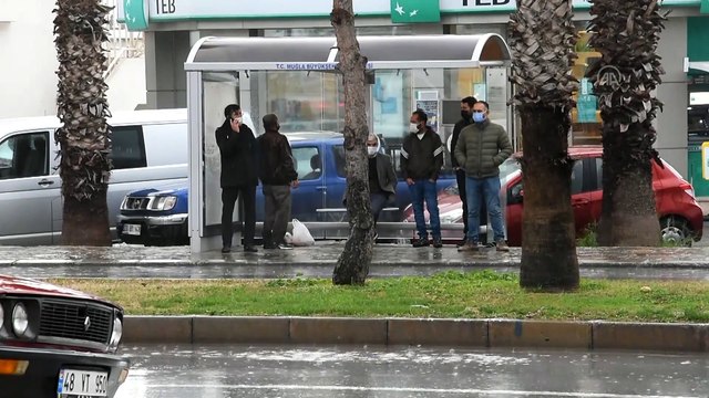 MUĞLA - Kuvvetli yağış etkili oluyor - Bodrum