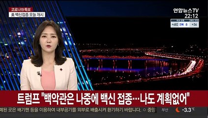트럼프 "백악관은 나중에 백신접종…나도 계획없어"