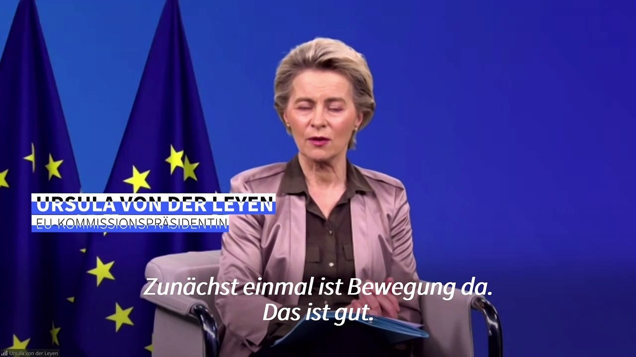 Von der Leyen begrüßt 'Bewegung' in Gesprächen zu Brexit-Handelsabkommen