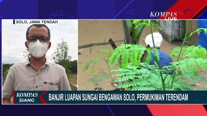 2 Kecamatan Kena Banjir Luapan Sungai Bengawan Solo