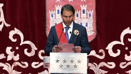 Rafa Nadal recibe la Gran Cruz de la Orden del Dos de Mayo