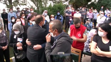 Kazada şehit olan polisin eşine doğum günü sürprizi