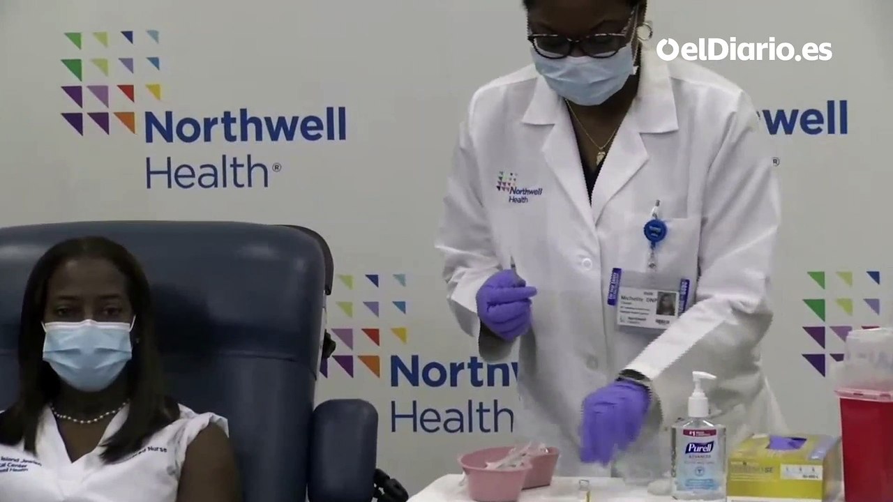 Una enfermera de Nueva York, la primera persona en recibir la vacuna del coronavirus autorizada en EEUU