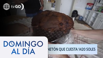 Conozca el panetón que cuesta 1420 soles | Domingo al Día