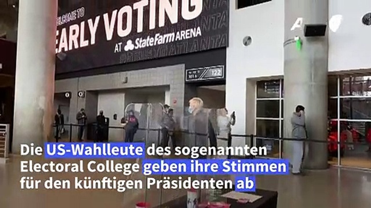 US-Wahlleute geben Stimmen für künftigen Präsidenten ab