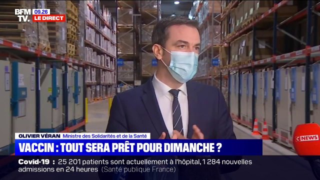 Olivier Véran à propos de la vaccination: Nous commencerons dès le 27 décembre si le vaccin est validé par la Haute Autorité de Santé