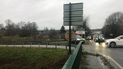 Accident RN12 Lamballe 22 décembre 2020