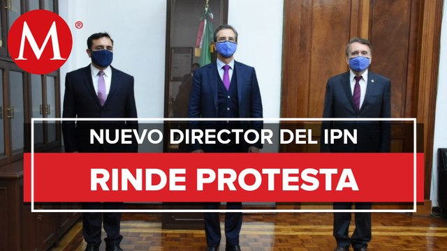 Arturo Reyes Sandoval rinde protesta como nuevo director del IPN