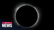 Solar eclipse seen in parts of Chile and Argentina for 2 mins. on Mon.