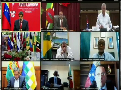 Cumbre ALBA-TCP en su aniversario 16 plantea lucha y recuperación económica como retos para 2021