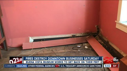 Buena Vista Museum works through repairs after fires