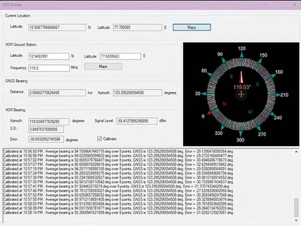 11 Real Time Demo of VOR Bearing