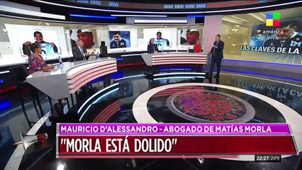 Mauricio D'Alessandro: "Morla está dolido"