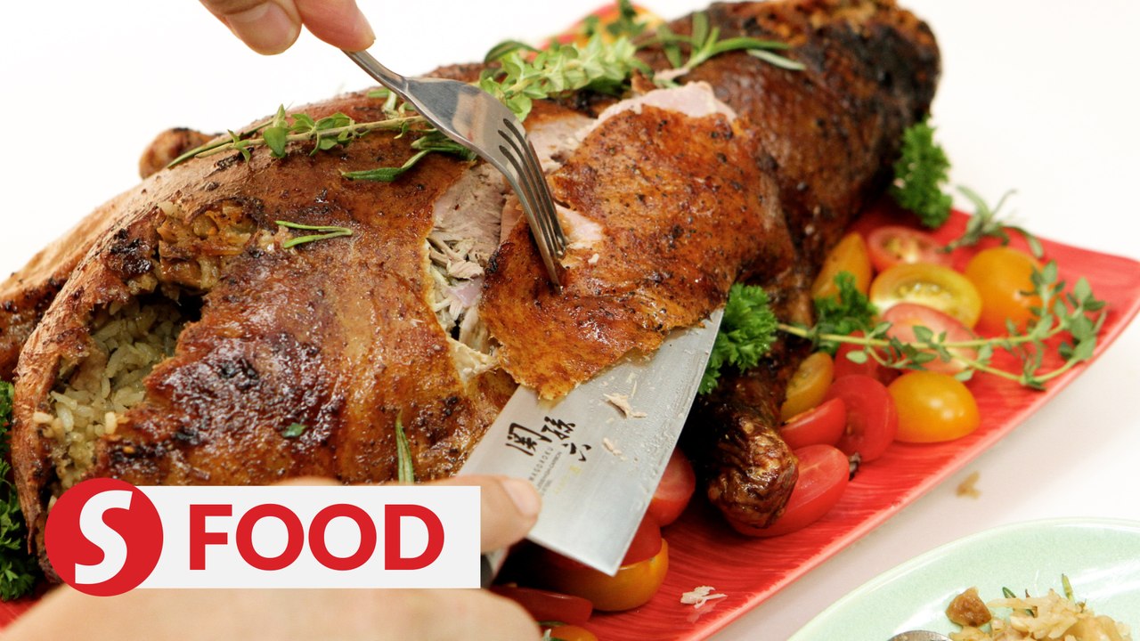 Retro Recipe: Wild rice roast duck