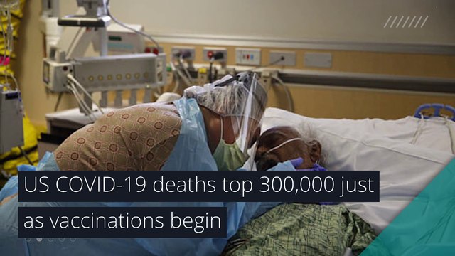 US COVID-19 deaths top 300,000 just as vaccinations begin, and other top stories in health from December 15, 2020.