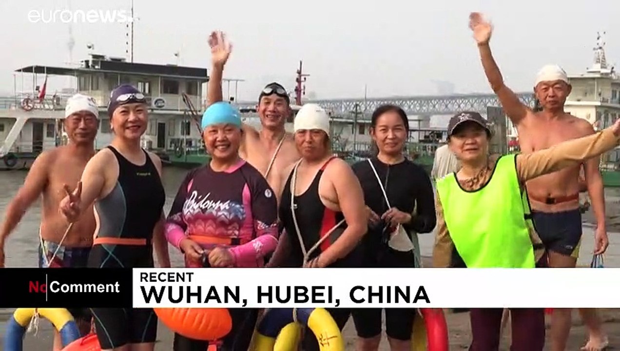 Winterschwimmen in der Corona-Wiege Wuhan
