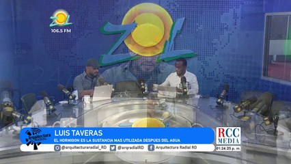 Luis Taveras – El hormigón es la sustancia más utilizada después del agua