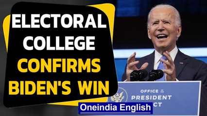 Joe Biden's victory confirmed by electoral college | Trump time up | Oneindia News
