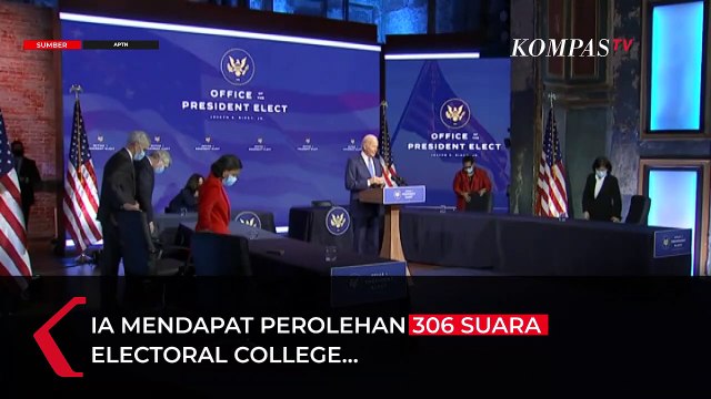 Joe Biden Resmi Menangi Electoral College di Pilpres AS