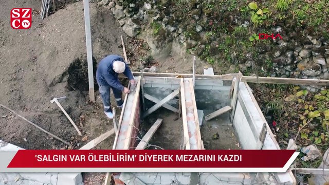 Yaşlı adam kendi mezarını kazdı! Nedenini duyanlar duygulandı