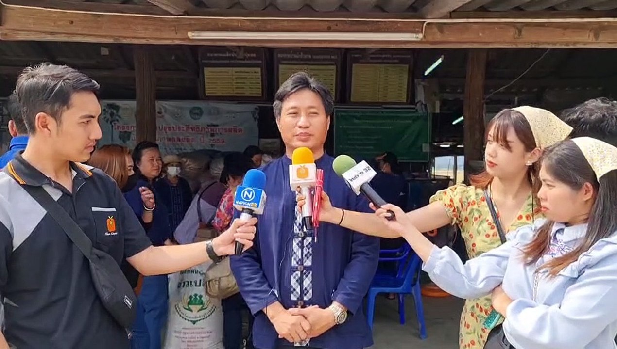'กรมการข้าว'' นำสื่อเยี่ยมชมนาแปลงใหญ่ศูนย์ข้าวชุมชน ต.ท่ามะขาม จ.กาญจนบุรี เยี่ยมชมวิถีเกษตรกร