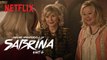 CHILLING ADVENTURES OF SABRINA Season 4 Clip -Sabrina Meets Her New Aunties- (HD) Kiernan Shipka