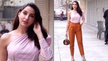 Nora Fatehi spotted at Exceed Office Bandra; Watch Video |FilmiBeat