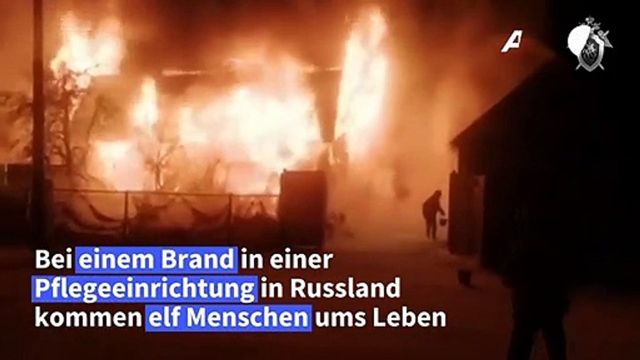 Tote bei Brand in Pflegeeinrichtung in Russland