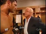 Batista And ric Flair backstage