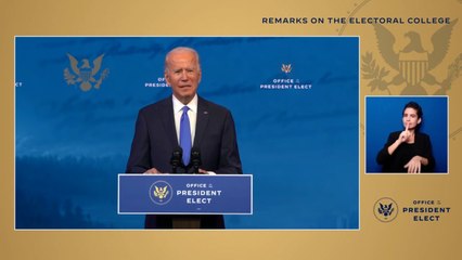 Biden pide "pasar página" y dice que ni la pandemia ni "el abuso de poder" frenarán la democracia