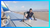 Seorang Pria Ditangkap Setelah Naik ke Sayap Pesawat di Bandara Las Vegas - TomoNews