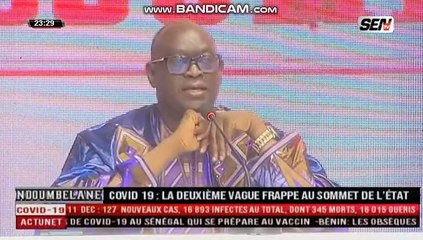 Révélations de Dr Babacar Niang sur la covid-19