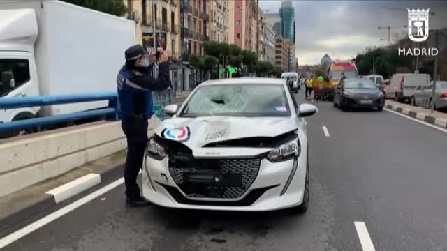 Herido grave un anciano atropellado en Madrid