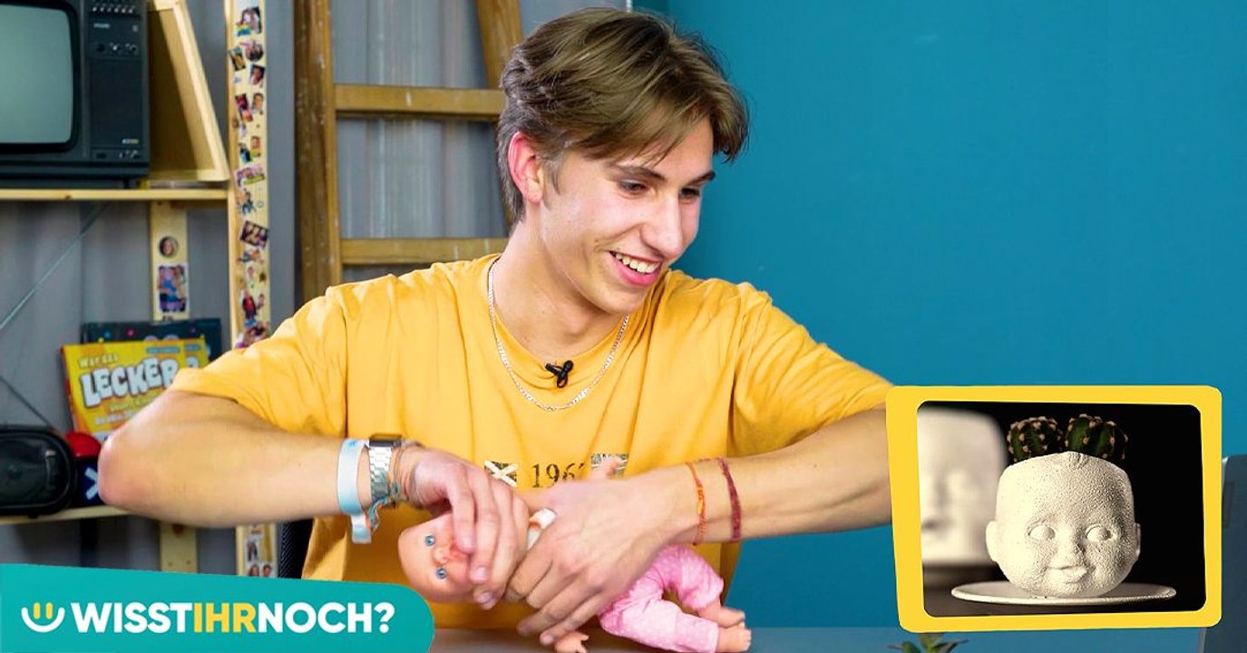 Verrücktestes diy aller zeiten: er macht aus einer puppe einen blumentopf!