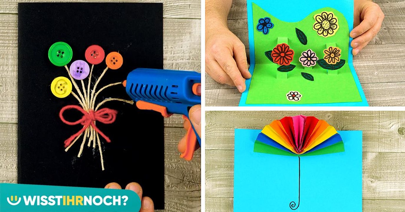 4 selbstgemachte Karten, die du dieses Jahr verschenken kannst!