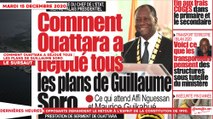 Le Titrologue du 15 Décembre 2020: Investiture du président de la république, comment Ouattara a déjoué tous les plans de Guillaume Soro