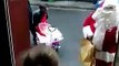 Santa Claus surprises Beeston children with gifts leaving them 'beaming with joy'