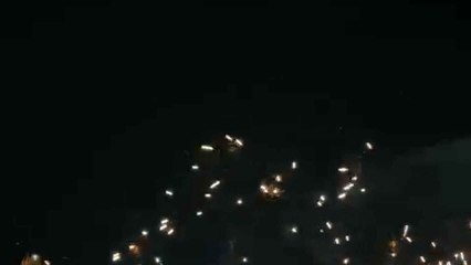 Inauguración del alumbrado navideño de Parauta en 2019