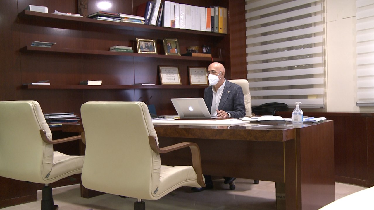 Carlos Arjona, presidente del Colegio de Médicos de Cáceres