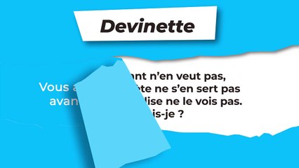Devinette : Personne n'en veut !