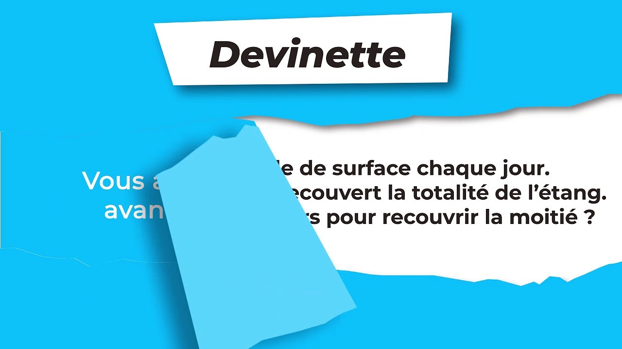 Devinette : En pleine croissance