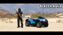 GTA 5 ONLINE   BLAZER AQUA VS ZHABA (WHICH IS BEST؟)