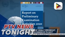 #PTVNewsTonight | ICC issues statement condemning PH all out war vs. illegal drug fraught w/crimes vs. humanity