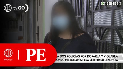 Joven que denunció a policías dijo que le ofrecieron dinero para retirar denuncia | Primera Edición