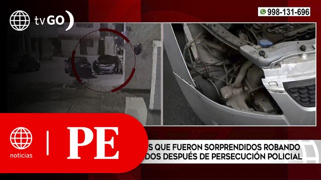 Dejan libres a sujetos que fueron sorprendidos robando autopartes | Primera Edición