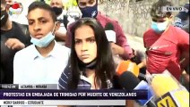 En Vivo - Protestas en embajada de Trinidad y Tobago por muerte de venezolanos