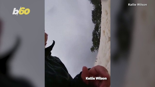 Foam & Fury! Watch as Australian Beach Gets Covered in Sea Foam!